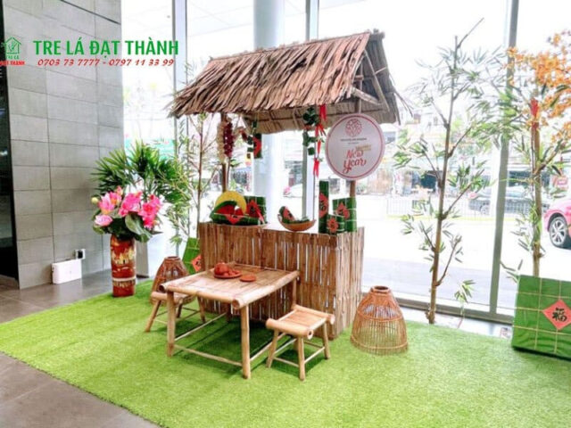 Các loại đồ trang trí Tết bằng tre trúc độc đáo tại Tre Lá Đạt Thành