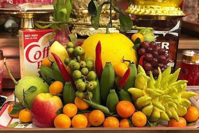 Cách bày mâm ngũ quả ngày Tết miền Trung
