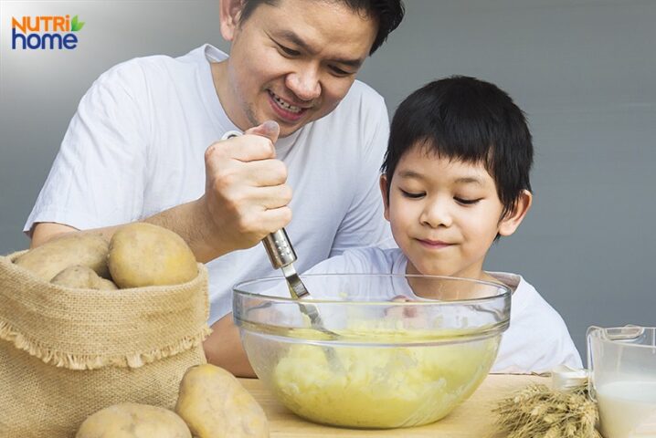 cách làm bữa phụ cho bé, khoai tây