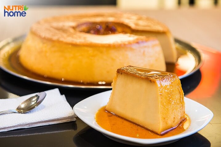 cách làm bữa phụ cho bé, bánh flan