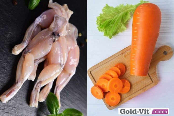 Cháo ếch cà rốt cung cấp dưỡng chất thiết yếu cho bà bầu