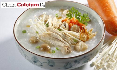 Nồi cháo gà ta đang nấu, món ăn bổ dưỡng cho bà bầu