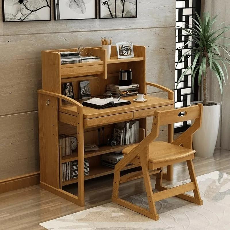 Có đa dạng các mẫu bàn học thông minh bằng gỗ