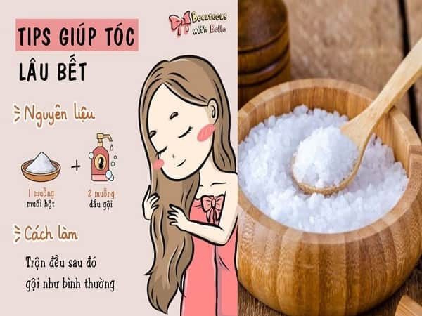 Cô gái lau tóc sau khi gội đầu bằng khăn bông mềm giúp tóc lâu bết
