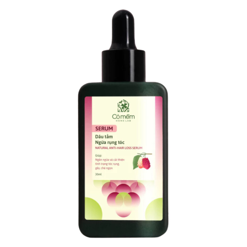Cỏ Mềm – Serum Dâu tằm ngăn ngừa rụng tóc, kích thích mọc tóc