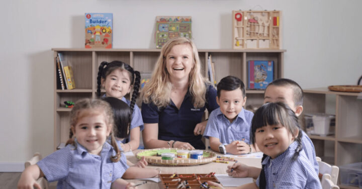Cơ sở vật chất tại trường mầm non Middleton có thiết kế hiện đại, thân thiện với trẻ em