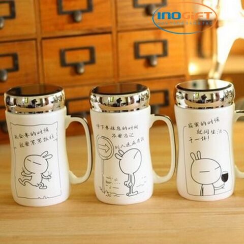 cốc sứ giữ nhiệt 03 quà tặng 8 3 dưới 200k