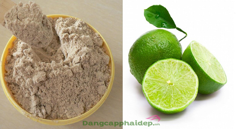 Công thức trắng da mặt bằng cám gạo kết hợp chanh tươi