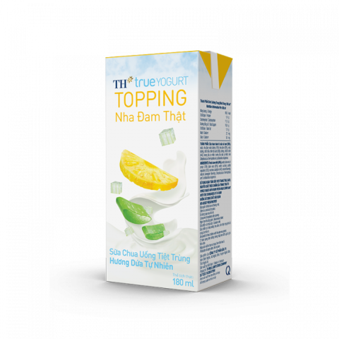 Sữa Chua Uống Men Sống TH True Yogurt Hương Vani Toàn Diện