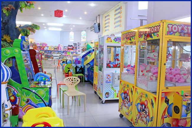 Đa dạng các loại trò chơi tại khu vui chơi Bee Bee Quận 2