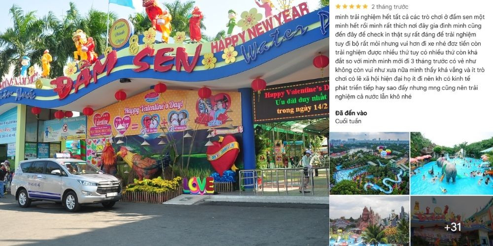 Đầm Sen là một trong những khu vui chơi ở Sài Gòn cho trẻ em thú vị
