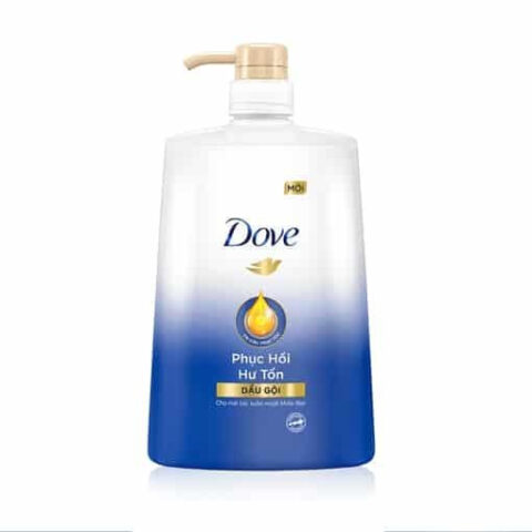 Dầu gội Dove phục hồi tóc hư tổn, giữ màu tóc nhuộm bền đẹp