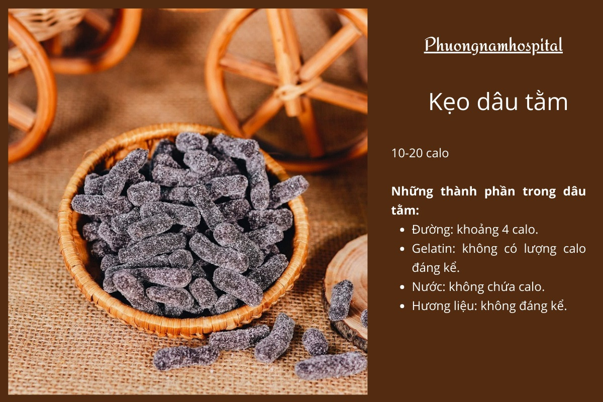 Kẹo Dâu Tằm Bao Nhiêu Calo? Phân Tích Dinh Dưỡng Và Cách Ăn Khoa Học
