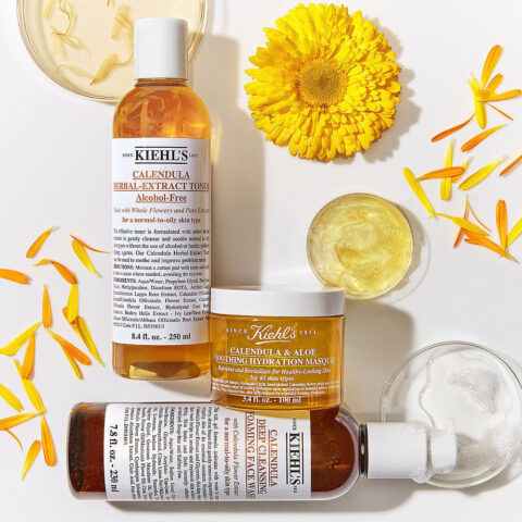 Dòng sản phẩm Calendula từ Kiehl's chăm sóc da mặt cho bà bầu