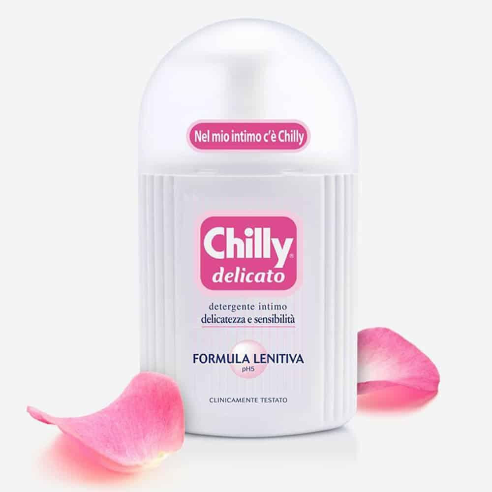 Dung dịch vệ sinh dành cho bà bầu Chilly Delicato