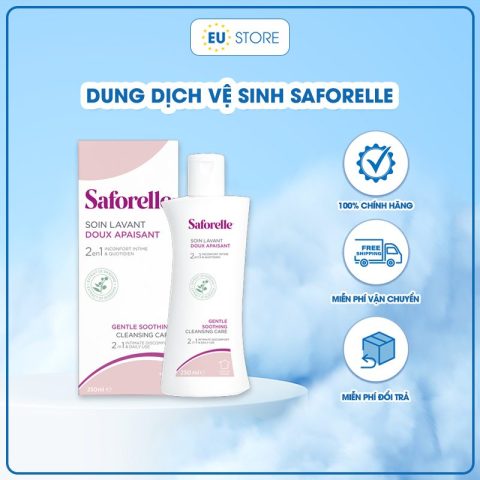 Dung dịch vệ sinh phụ nữ Saforelle: Giải pháp làm sạch dịu nhẹ và bảo vệ toàn diện