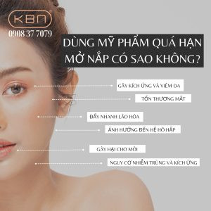 Dùng mỹ phẩm quá hạn mở nắp có sao không?