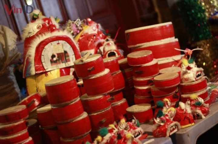 Trống ếch nhỏ xinh tạo không khí Trung thu rộn ràng cho bé