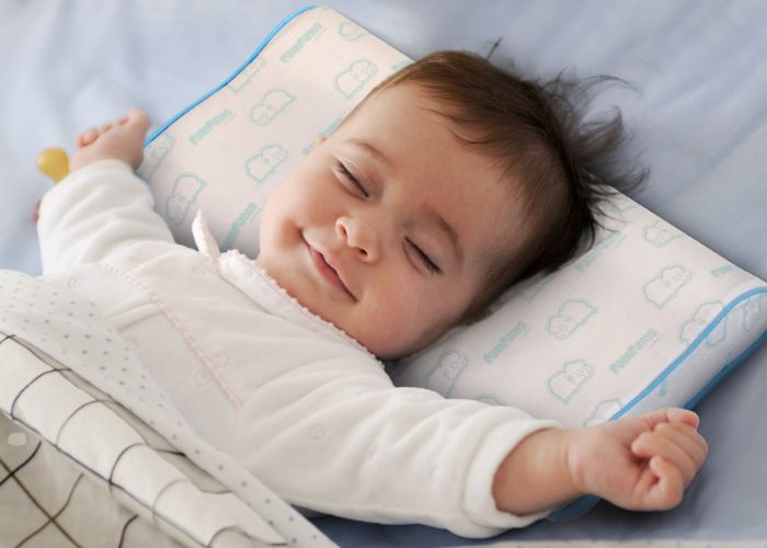 Gối Contour seebaby.vn cho trẻ sơ sinh thiết kế công thái học nâng đỡ đầu