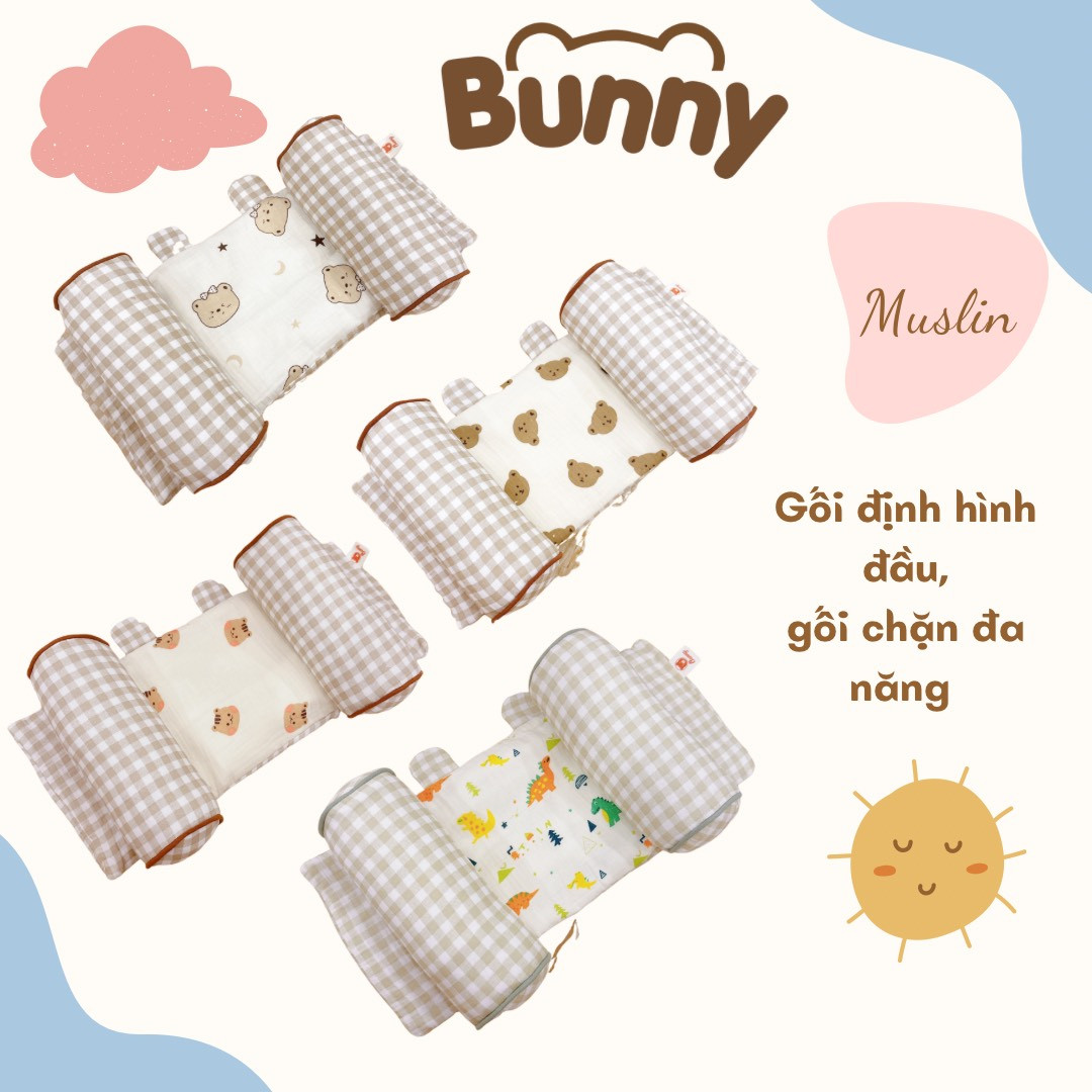 Gối Định Hình Đầu Cho Bé: Lựa Chọn Tối Ưu Bảo Vệ Phát Triển Sọ Não