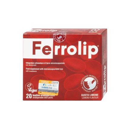Hình ảnh gói sắt hữu cơ Ferrolip tăng hấp thu