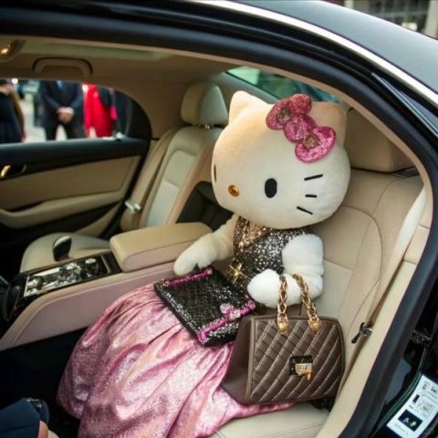 Hình ảnh Hello Kitty dễ thương với nụ cười rạng rỡ, thích hợp làm hình nền điện thoại.