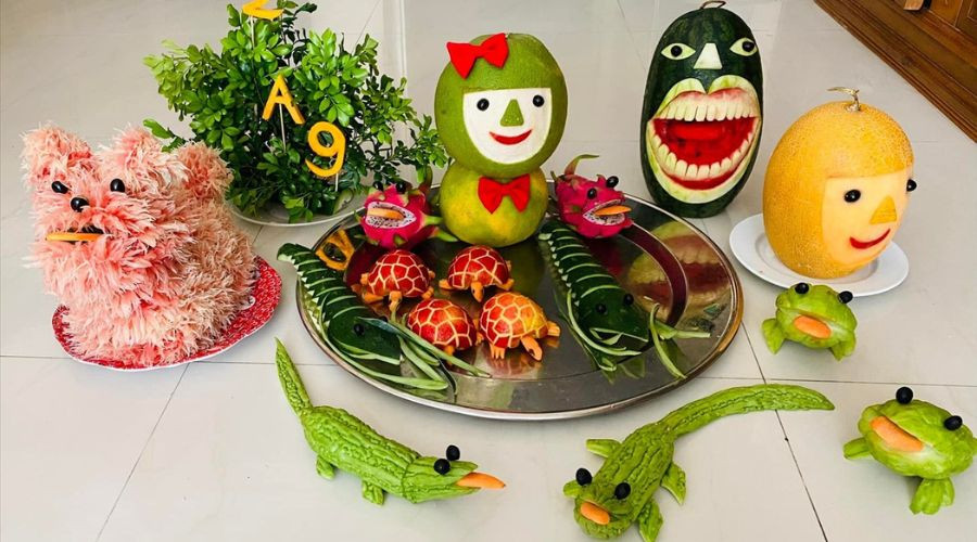 Hình ảnh mâm ngũ quả ngày Tết miền Bắc truyền thống