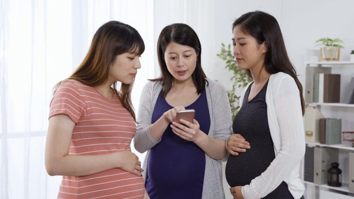 Hình ảnh minh họa các ứng dụng theo dõi thai kỳ miễn phí trên điện thoại thông minh