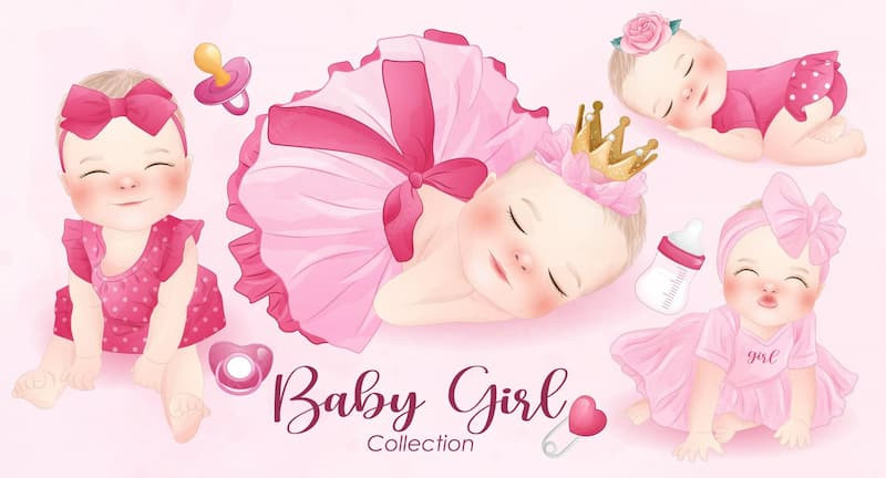 Hình ảnh một em bé gái dễ thương đang cười, gợi ý cho việc chọn tên tiếng Anh hay cho nữ 1 âm tiết cho bé gái.