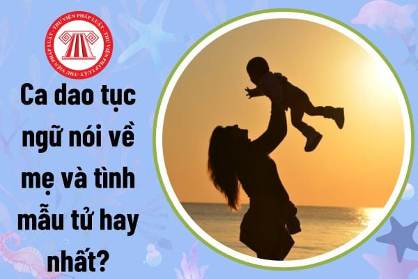 Hình ảnh người mẹ ôm con thể hiện tình mẫu tử qua ca dao tục ngữ về mẹ