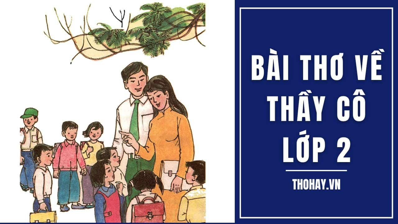 Hình ảnh thầy cô đang hướng dẫn học sinh lớp 2