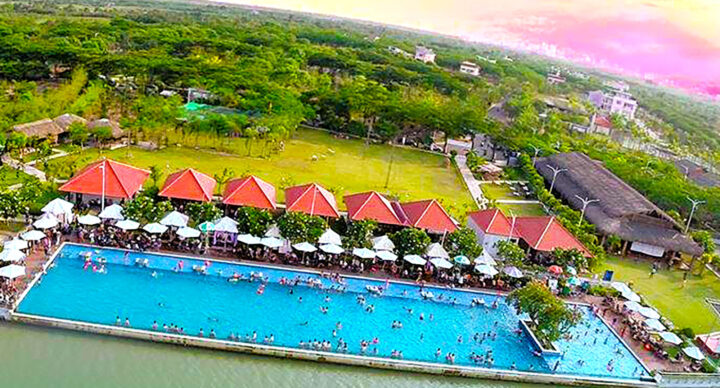 Hoạt động ngoài trời đa dạng tại Khu du lịch BCR Quận 9, một trong những khu vui chơi ở Sài Gòn phù hợp cho gia đình