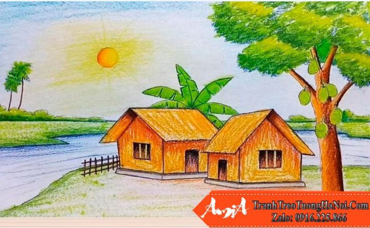 Học sinh tài năng tạo ra tranh phong cảnh đẹp nhất