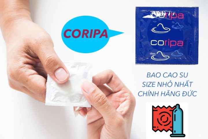 Hộp bao cao su Coripa size S dành cho người có kích thước nhỏ