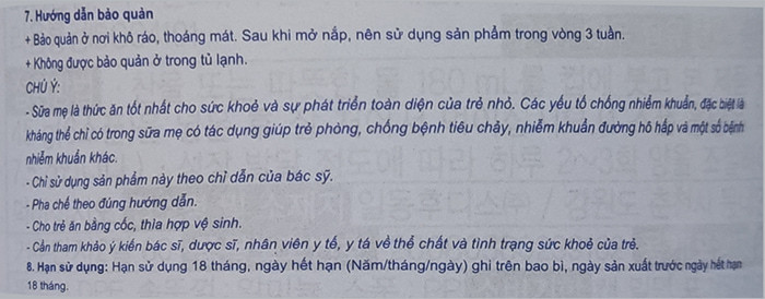 Hướng dẫn bảo quản sữa tách béo tăng chiều cao Hikid Premium đúng cách