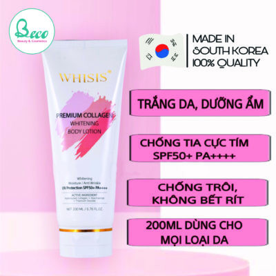 Hướng dẫn sử dụng kem dưỡng thể trắng da
