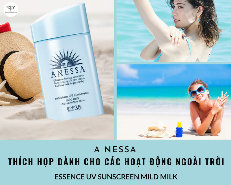 Kem chống nắng Anessa cho da nhạy cảm