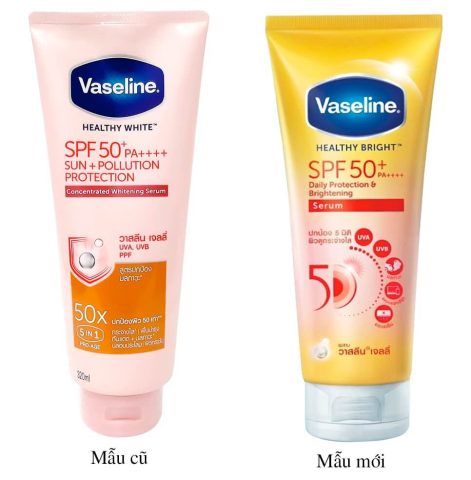 Kem chống nắng body Vaseline 50x Healthy White Sun Pollution Protect SPF50+ PA++++