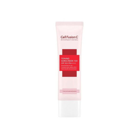 Kem Chống Nắng Cell Fusion C Toning Sunscreen 100 Nâng Tông 50ml - Hồng
