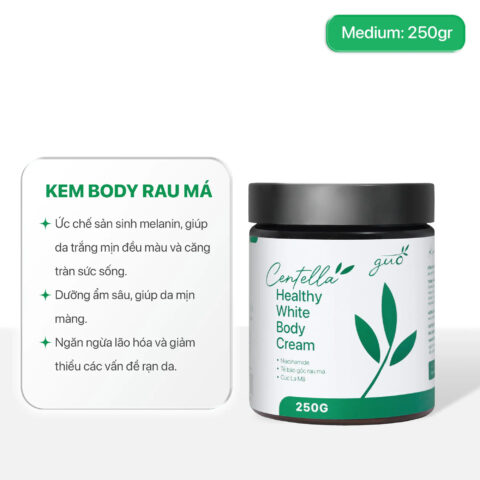 Kem dưỡng thể cho bà bầu GUO Centella Healthy White Body Cream chai 250g