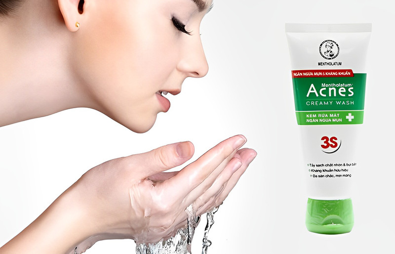 Kem rửa mặt Acnes Creamy Wash giúp ngăn ngừa mụn và kiểm soát dầu hiệu quả