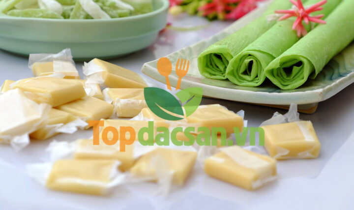 Kẹo dừa Bến Tre với nhiều hương vị