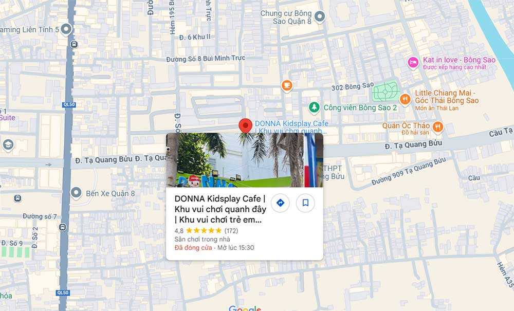 Không gian tươi sáng và rộng rãi của Donna Kidsplay Cafe