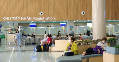 Khu tiếp nhận bệnh Bệnh viện Quân Y 175