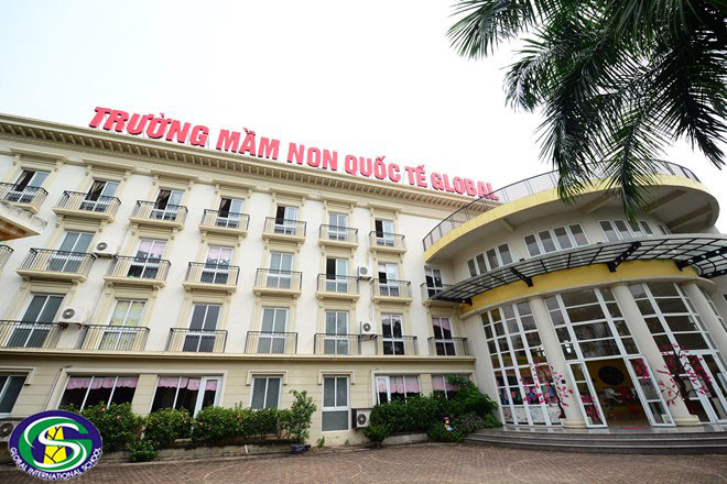 Khu vui chơi ngoài trời an toàn của trường mầm non quốc tế Global Hà Nội, nơi trẻ phát triển toàn diện