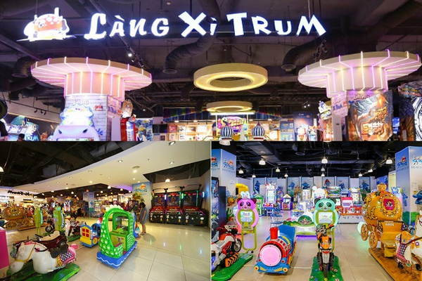 Khu vui chơi trẻ em Xì Trum với các máy game hiện đại, lựa chọn khi Vũng Tàu có gì chơi