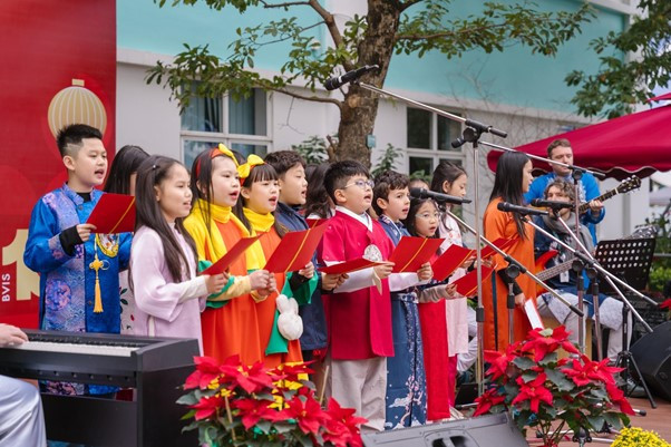 Khuôn viên xanh mát và hiện đại của trường mầm non quốc tế song ngữ BVIS Hà Nội, nơi trẻ phát triển toàn diện