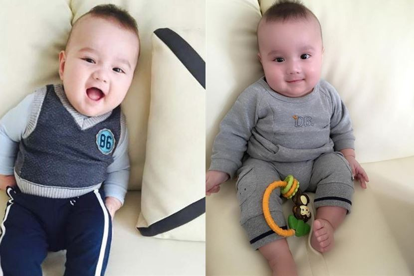 Kiểu tóc chỏm đầu đáng yêu cho bé trai dưới 1 tuổi