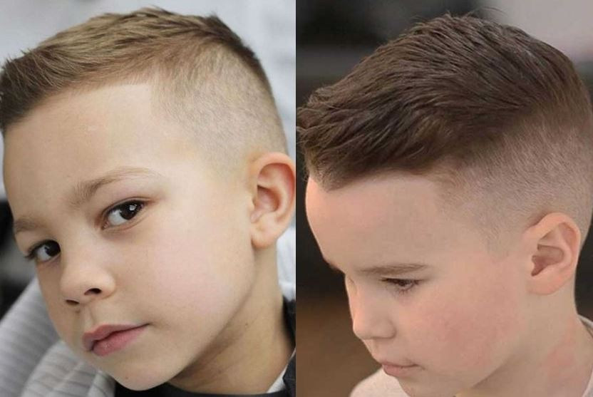 Kiểu tóc phong cách Hàn Quốc bồng bềnh cho bé trai 6 tuổi