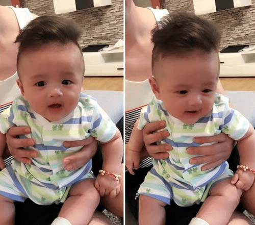 Kiểu tóc uốn lượn phong cách cho bé trai sơ sinh trên 1 tuổi